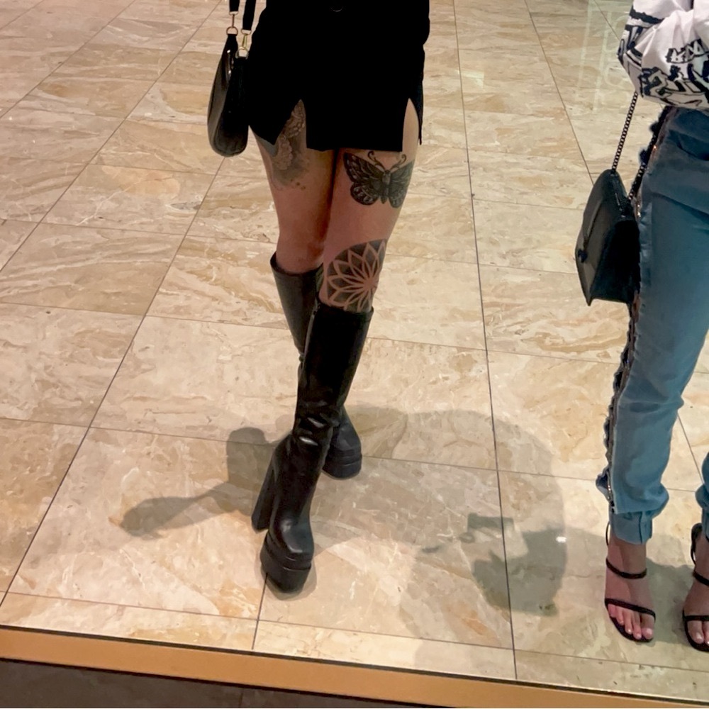 Steve Madden knee high heel boots